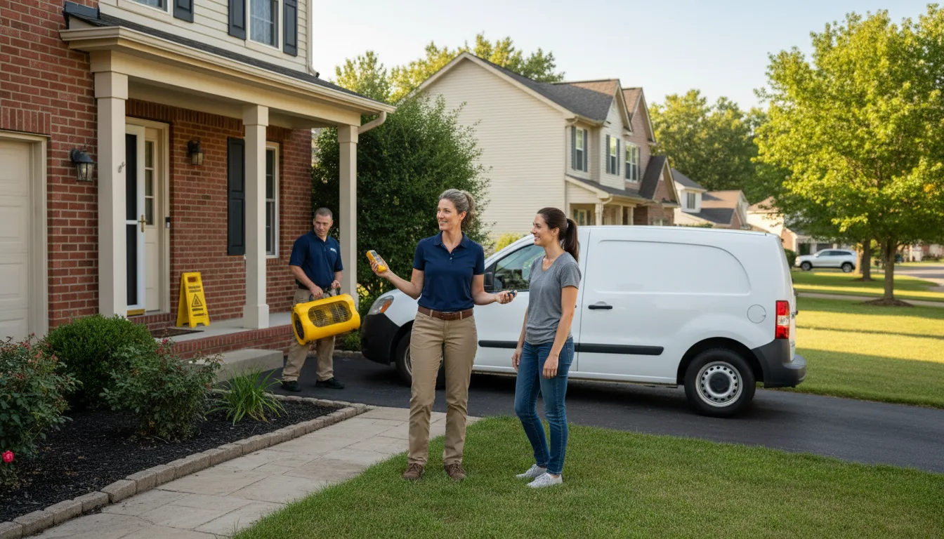 Residential water damage restoration in Loyalhanna, PA